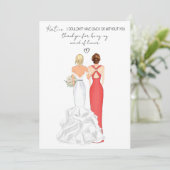 心から感謝しています。私のウェディングプランナーになってくれてありがとう。 招待状 (スタンド正面)