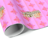 心から感謝する表情 ラッピングペーパー (ロールコーナー)