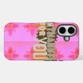 心から感謝する表情 Case-Mate iPhoneケース (裏面 (横))