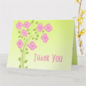 心から感謝する カード (黄色い花)