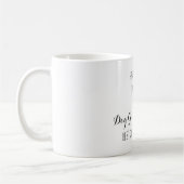 心から感謝最高のする犬トリマー コーヒーマグカップ (左)