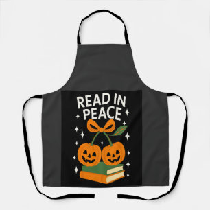 心から笑えるハロウィンの本をゆっくり読んで エプロン