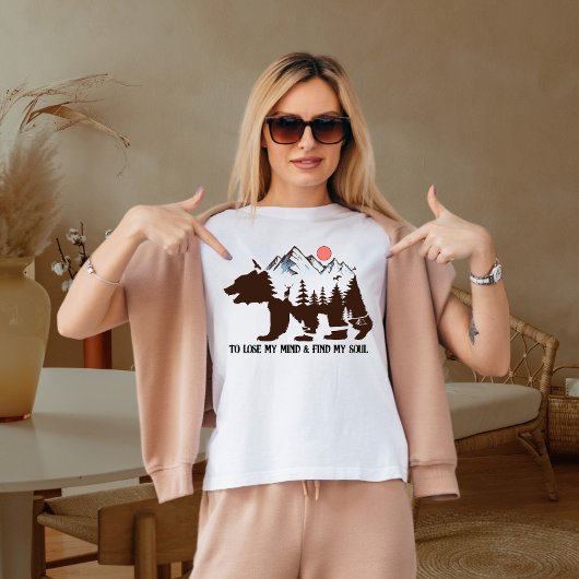 心が乱れ魂が見つかる Tシャツ