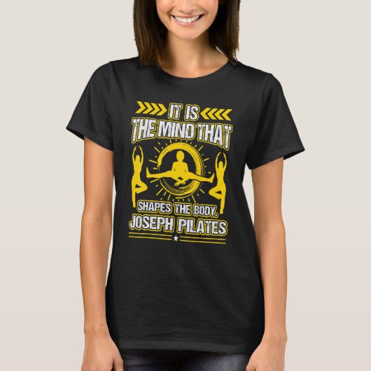 心が体を形作る Tシャツ (正面)