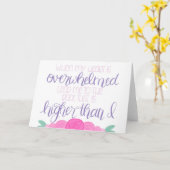 心が圧倒されるときのカード カード (黄色い花)