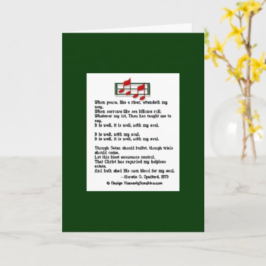 心が好い カード (黄色い花)