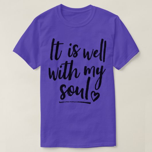 心が好い Tシャツ (デザイン正面)