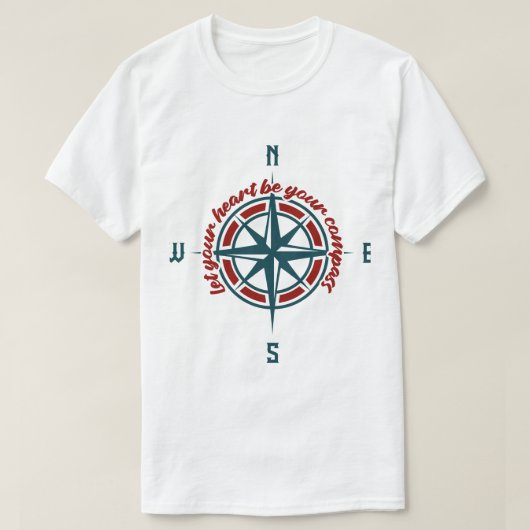 心が指針 Tシャツ (デザイン正面)
