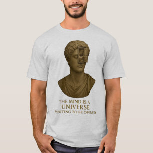 心が明らかに – 大理石の反射 Tシャツ
