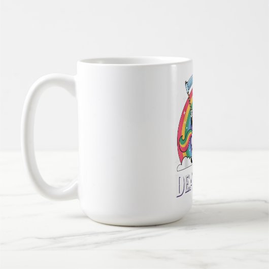 心が死んでいる コーヒーマグカップ (左)
