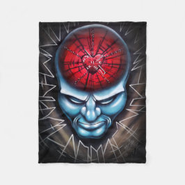 「心が粉々になる」 フリースブランケット