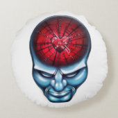 「心が粉々になる」 ラウンドクッション (裏面)