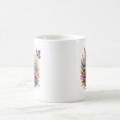 心が花開くように コーヒーマグカップ (中央)