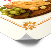 心でチーズとチョコレートを測って ポスター (角)