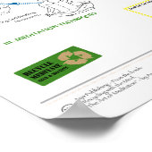 心とリサイクル：瞑想の芸術 ポスター (角)