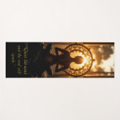 「心と魂が静かにな話る」 ヨガマット (正面(横))