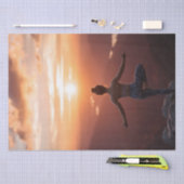 「心と魂が静かにな話る」 薄葉紙 (クラフト)