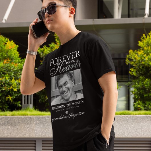 心にいつまでも メモリアルフォトTシャツ Tシャツ