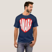 心にアマーラギフト Tシャツ (正面フル)
