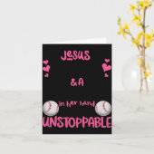 心にイエスを、ソフトボールを持って彼女は無敵 カード (黄色い花)