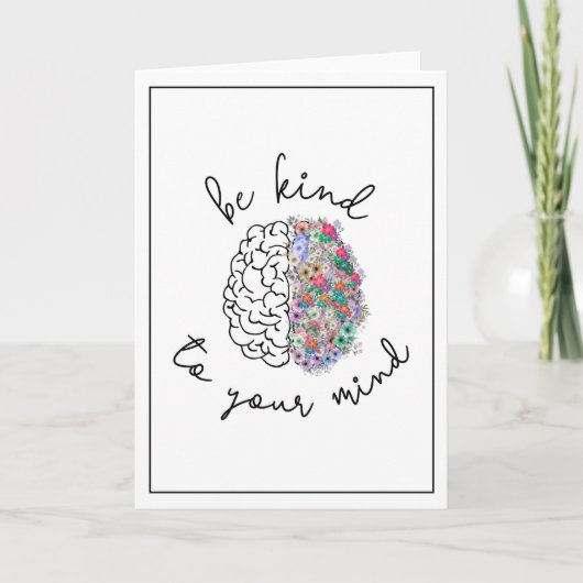 心に優しいフローラ脳の健康 カード (正面)