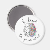 心に優しいフローラ脳の健康 マグネット (正面/裏面)