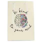 心に優しいフローラ脳の健康 ミディアムペーパーバッグ (正面)