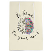 心に優しいフローラ脳の健康 ミディアムペーパーバッグ (裏面)