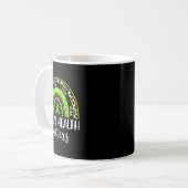 心に優しいメンタルヘルスS認識度ライ コーヒーマグカップ (正面左)
