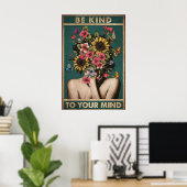 心に優しいヴィンテージ ポスター (ホームオフィス)