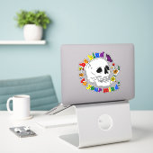 心に優しい シール (デスク上のノートパソコン)