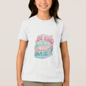 心に優しい トライブレンドＴシャツ (正面)