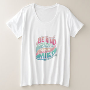 心に優しい プラスサイズTシャツ