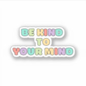 心に優しい |引用文コニピーチキャンディ シール (正面)