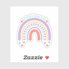 心に優しい | Rainbow Peach Candy シール