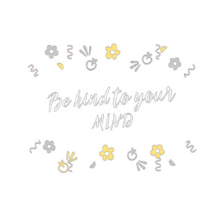 心に優しくしなさいメンタルヘルスTシャツ Tシャツ