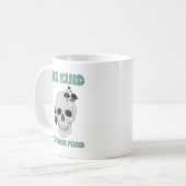 心に優しくやる気を起こさせるスカル コーヒーマグカップ (正面左)