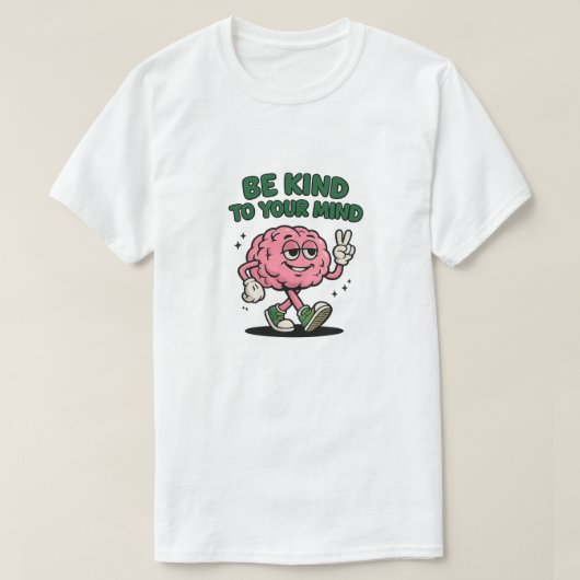 心に優しくロゴ Tシャツ (デザイン正面)