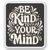 心に優しく前向き話せ シール (正面)