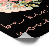 心に優しく心を温める ポスター (角)