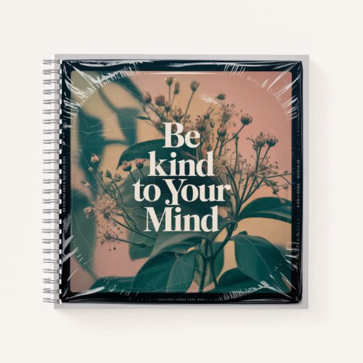 心に優しく ノートブック (正面)