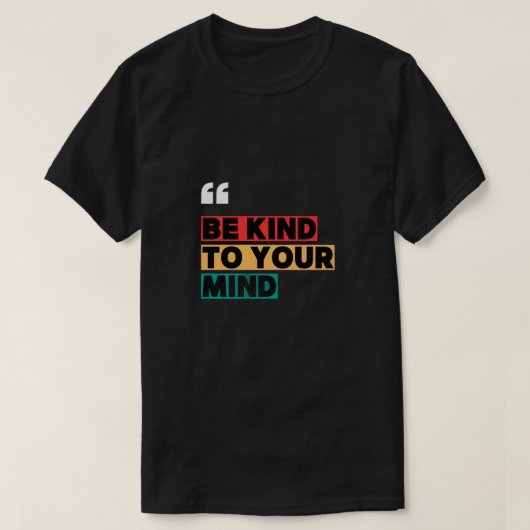 心に優しく Color Blocks Tシャツ (デザイン正面)