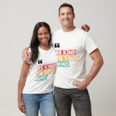心に優しく Mental Health Awareness グラフ Tシャツ (ユニセックス)