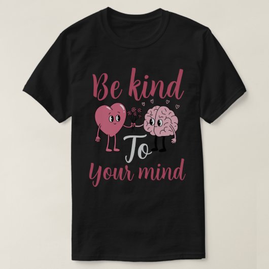 心に優しく Tシャツ (デザイン正面)
