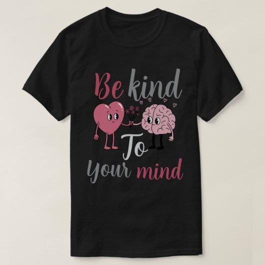 心に優しく Tシャツ (デザイン正面)