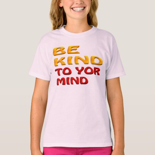心に優しく Tシャツ (正面)