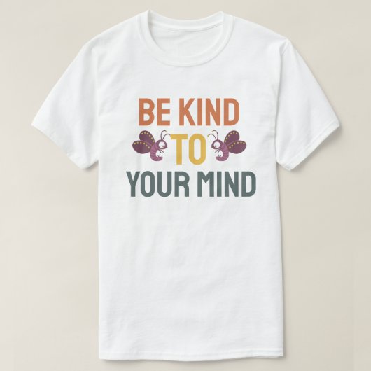 心に優しく Tシャツ (デザイン正面)