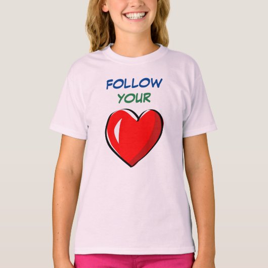 心に従え Tシャツ (正面)