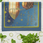 心に抱くハロウィン キッチンタオル (折り畳み)