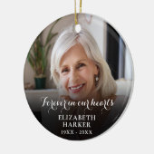 心に残るメモリアルフォト セラミックオーナメント (左)